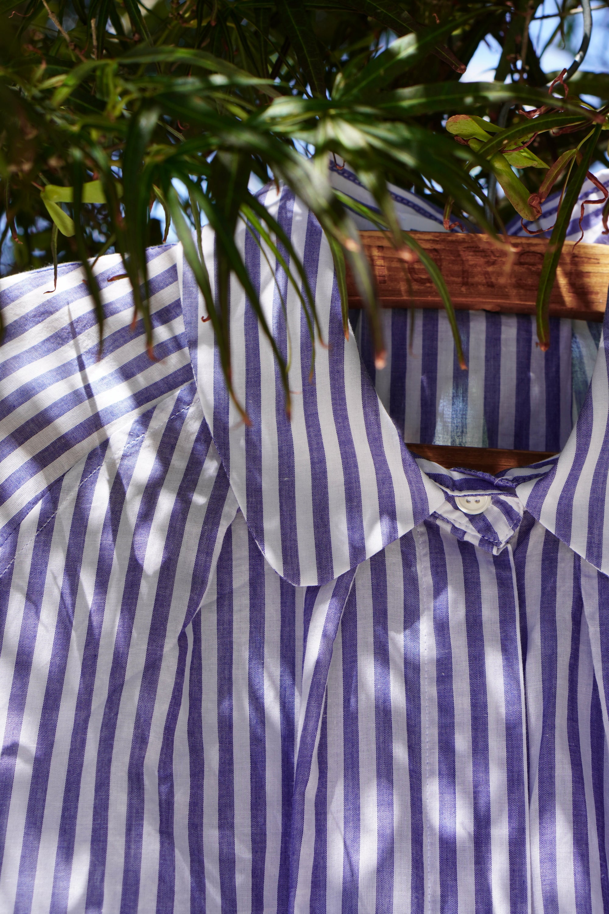 Belle Shirt Release #02 Blue and White Stripe