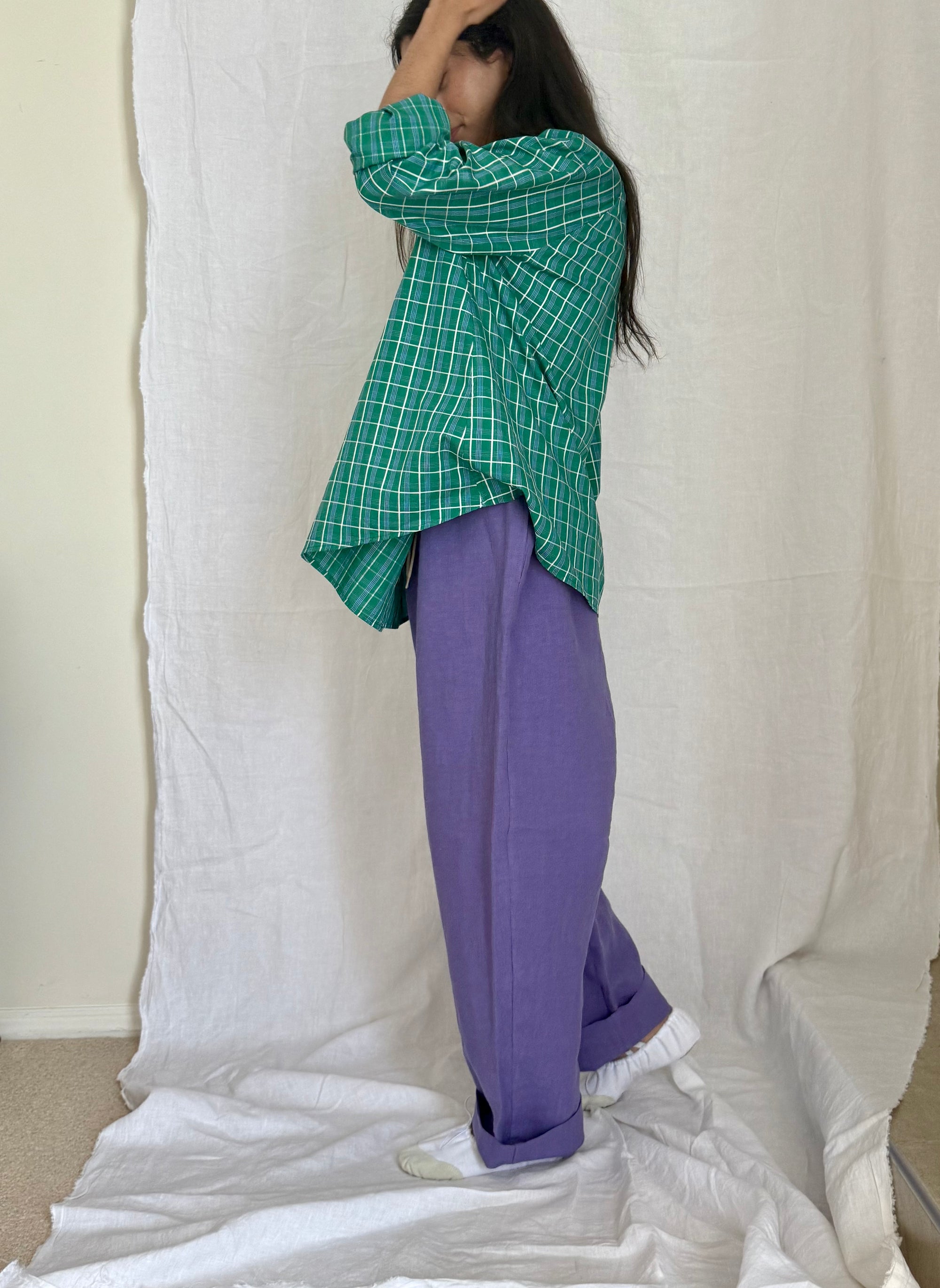 BELLE SHIRT Release #03 Plaid Green PRE ORDER delivery Nov 25th 2025