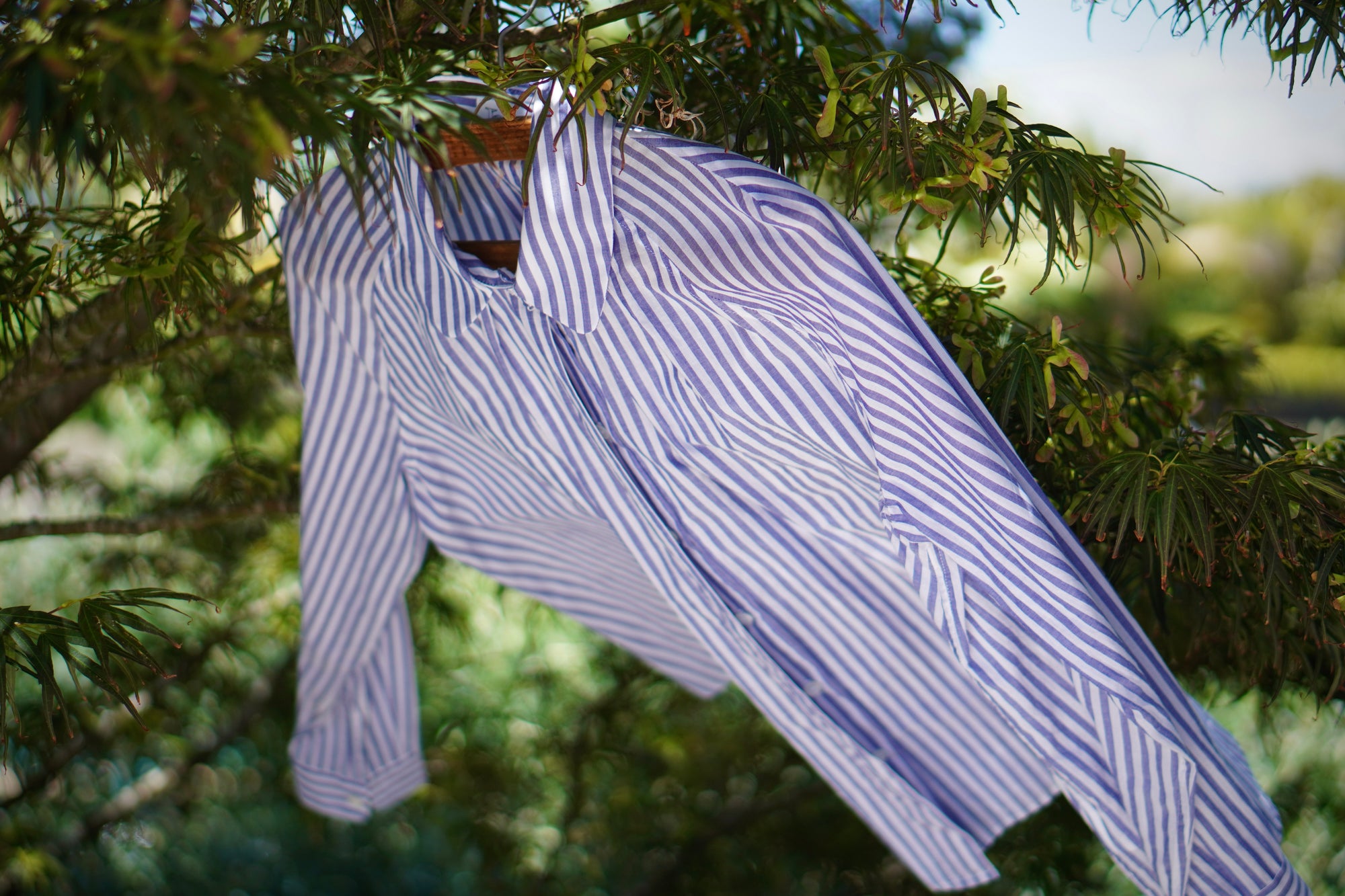 Belle Shirt Release #02 Blue and White Stripe