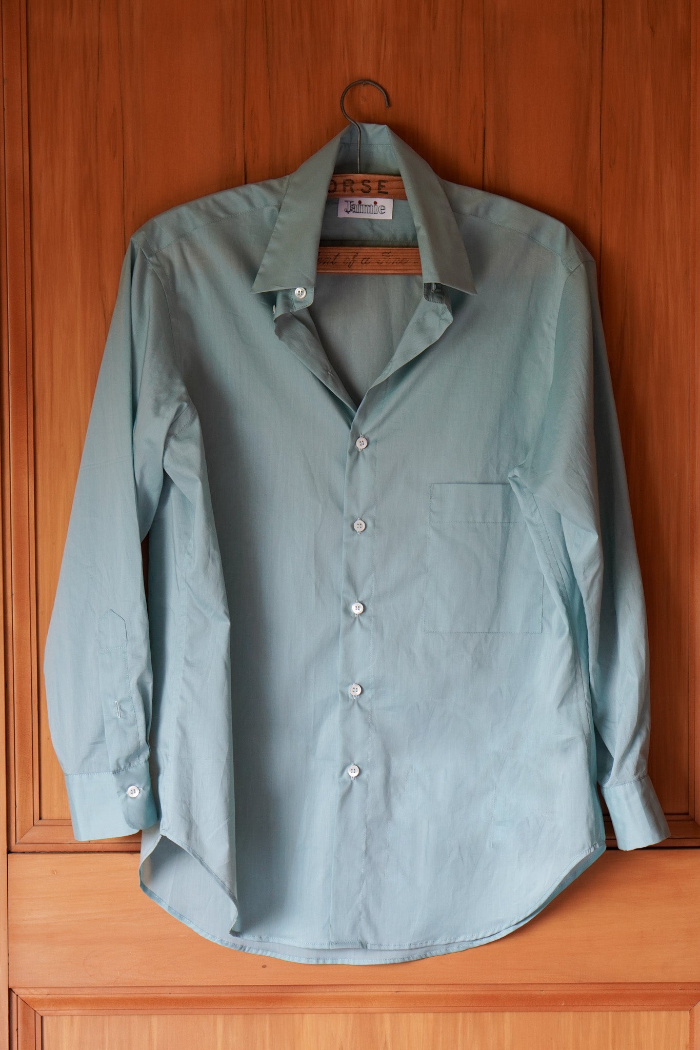 CLIFTON SHIRT - Soft Jade 100% Cotton