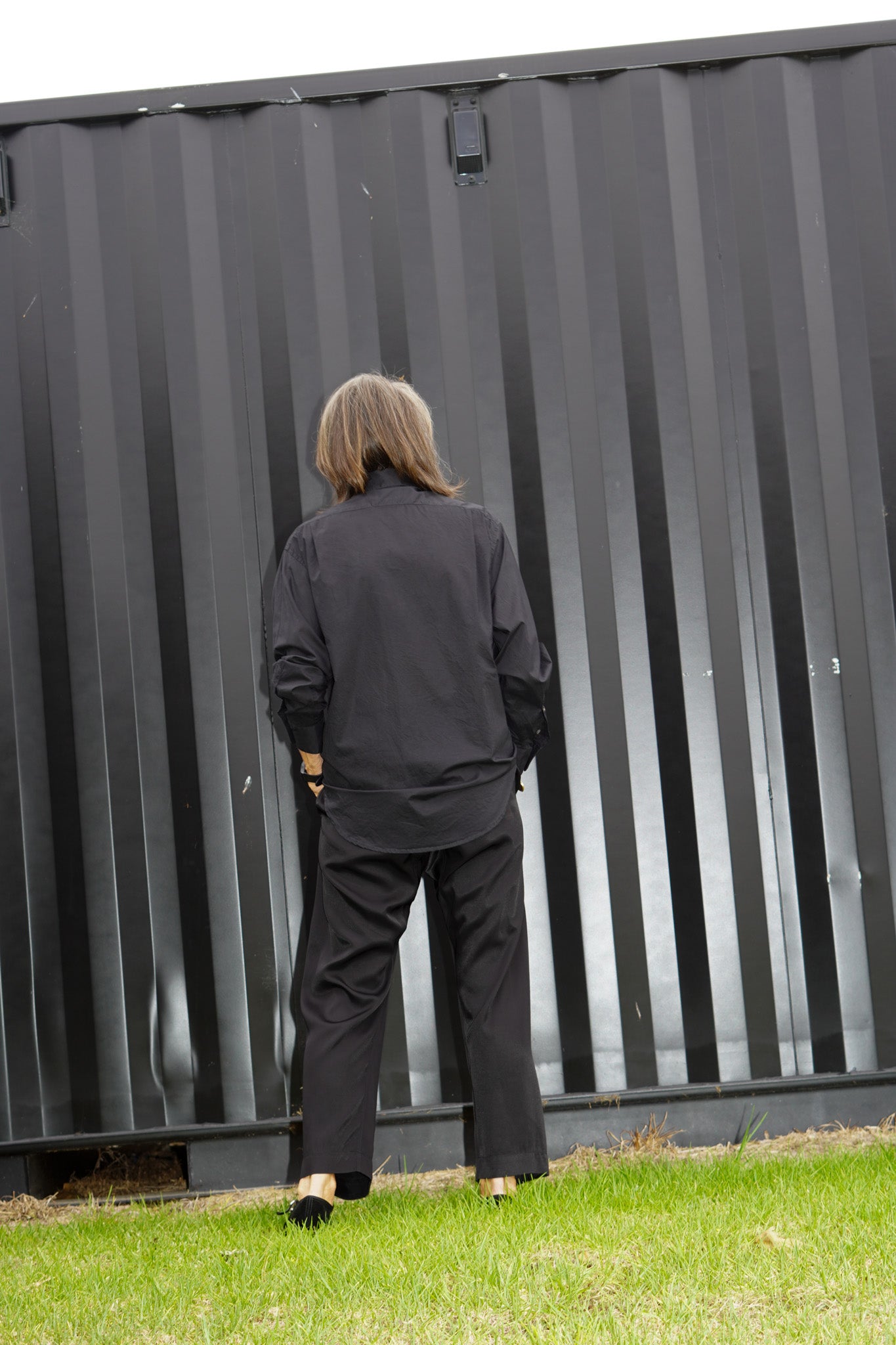 Karate Pant Release #03 Black Satin Viscose