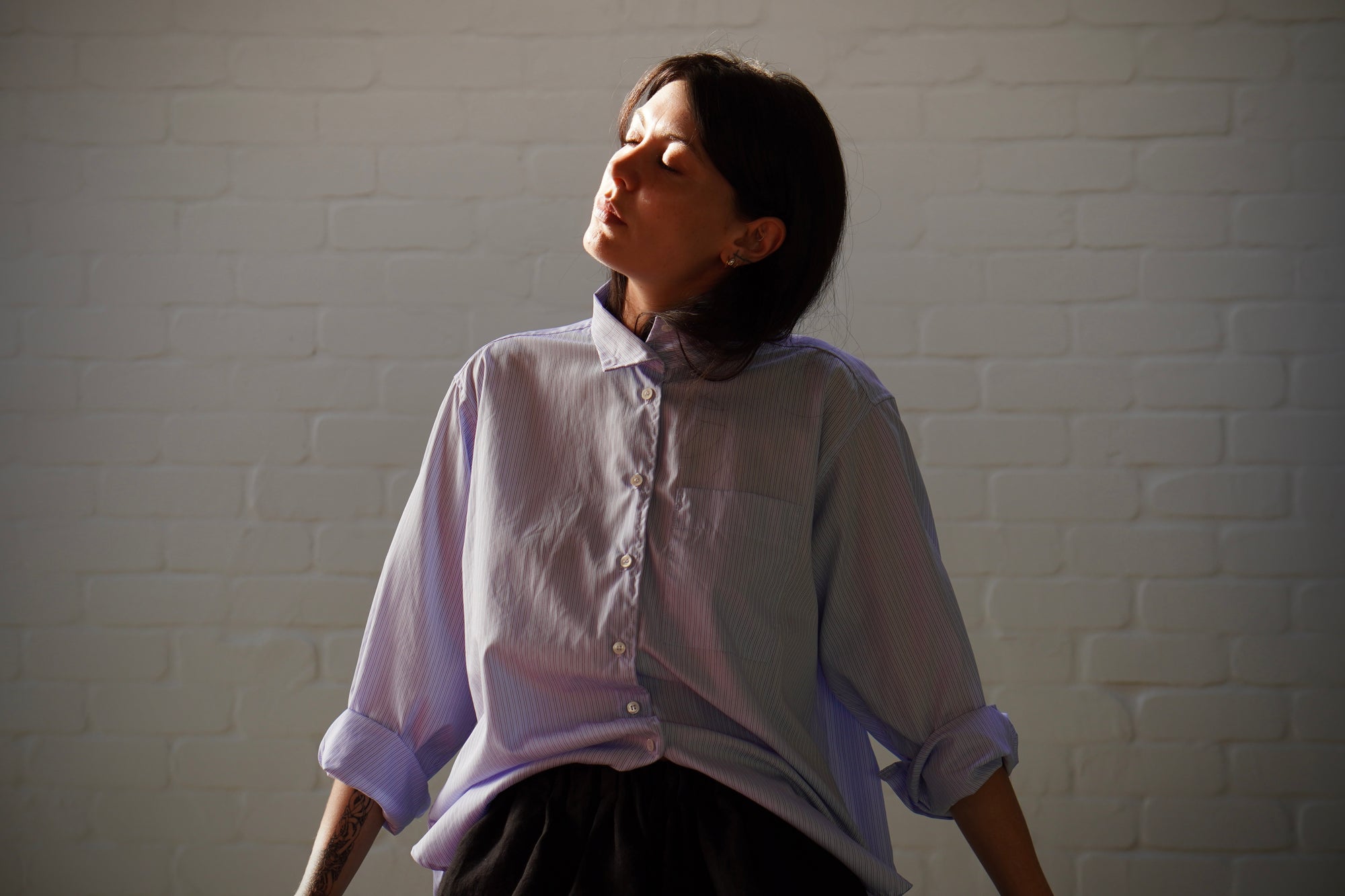 London Shirt Release #03 Blue and White Stripe