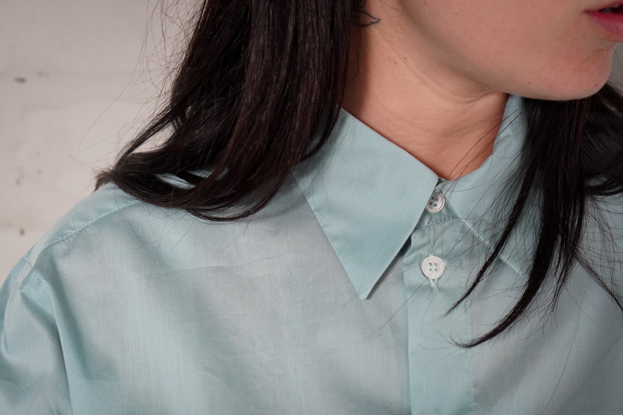CLIFTON SHIRT - Soft Jade 100% Cotton