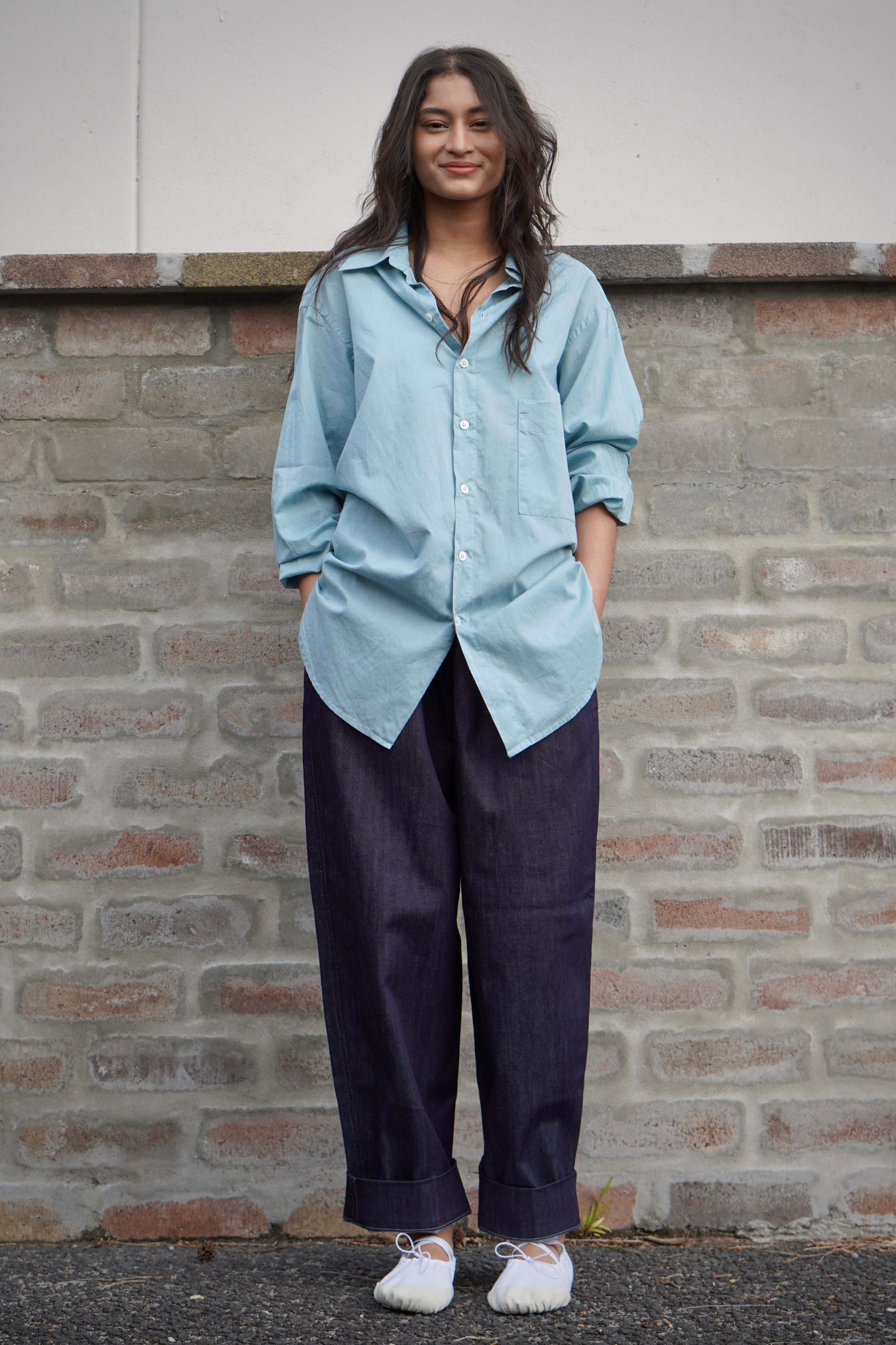 CLIFTON SHIRT - Soft Jade 100% Cotton