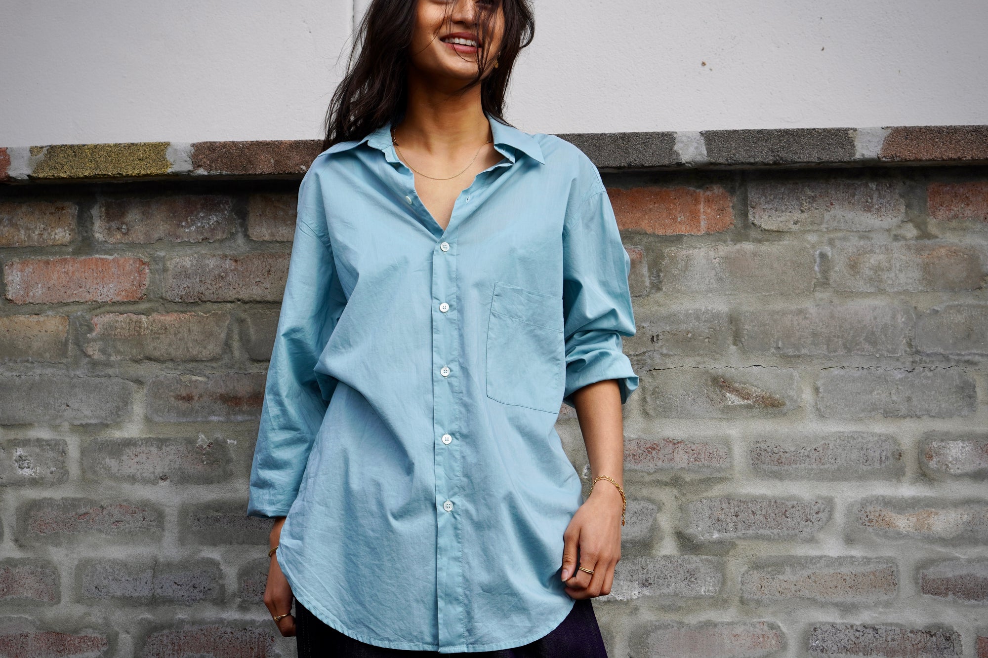 CLIFTON SHIRT - Soft Jade 100% Cotton