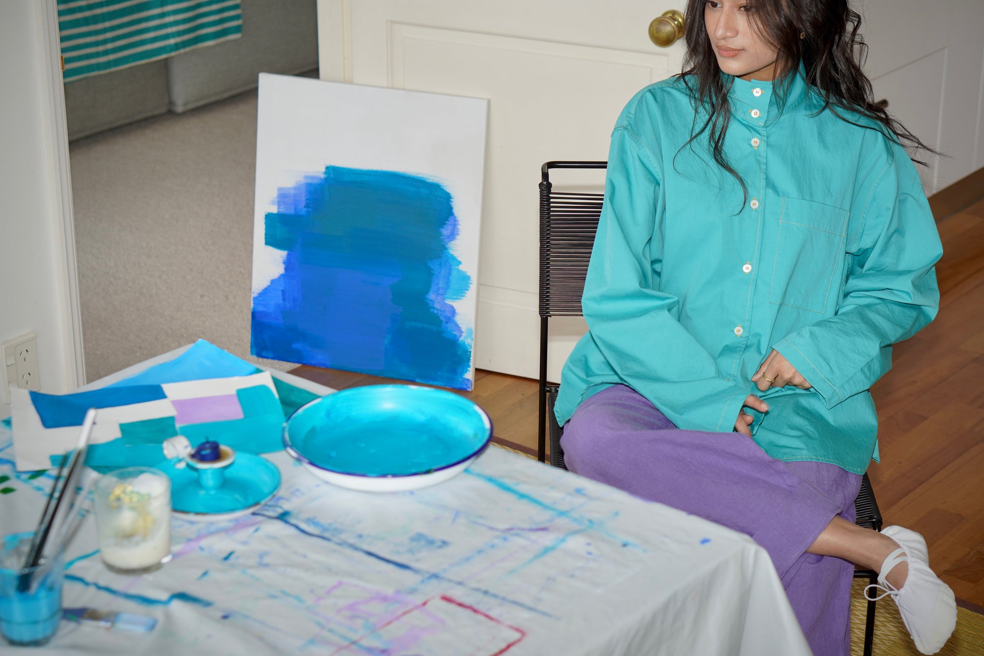 London Shirt Release #03 Turquoise 100% Cotton