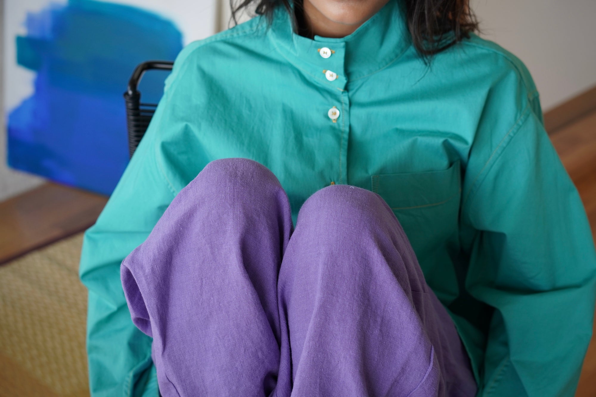 London Shirt Release #03 Turquoise 100% Cotton