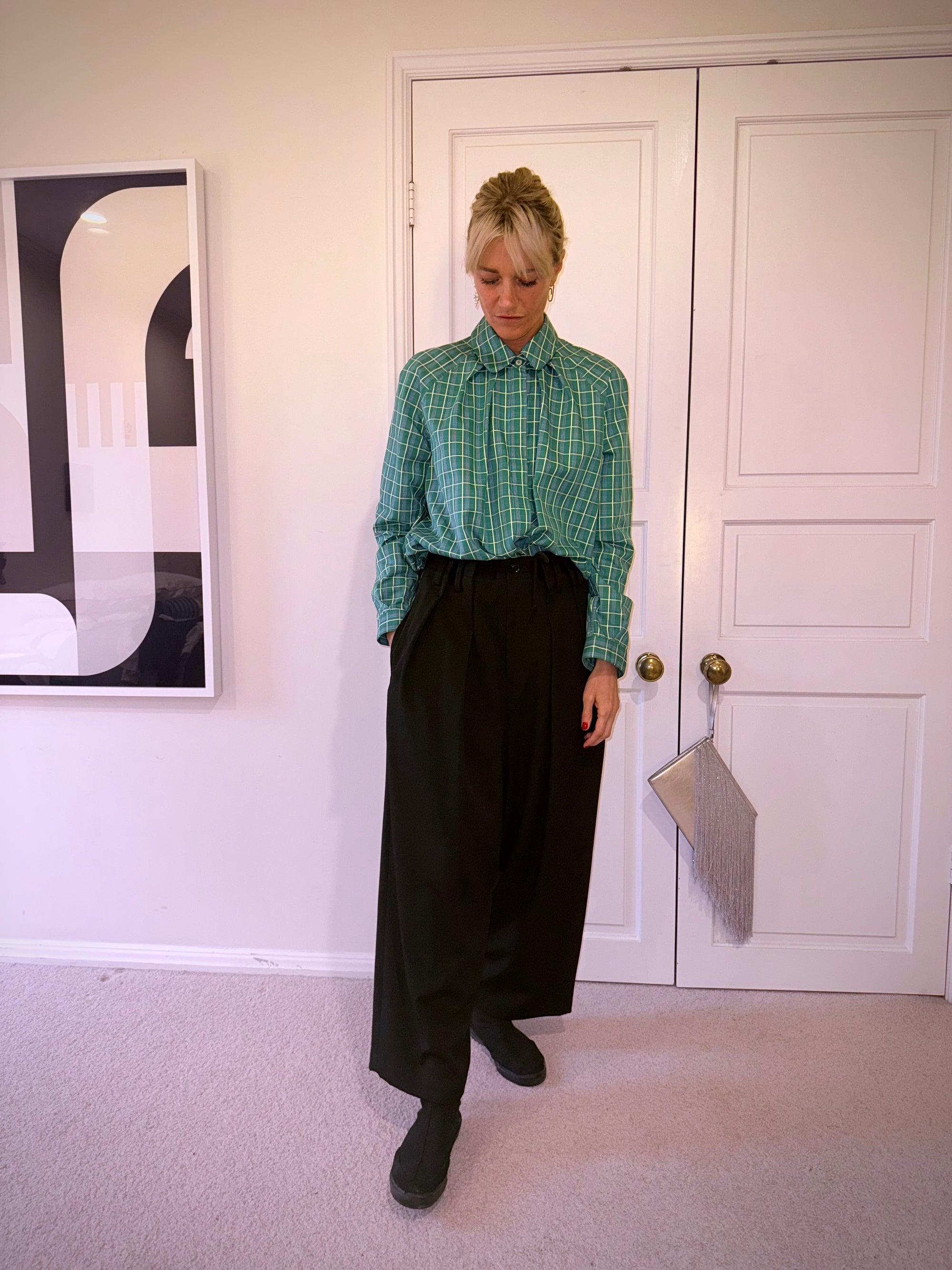 BELLE SHIRT Release #03 Plaid Green PRE ORDER delivery Nov 25th 2025