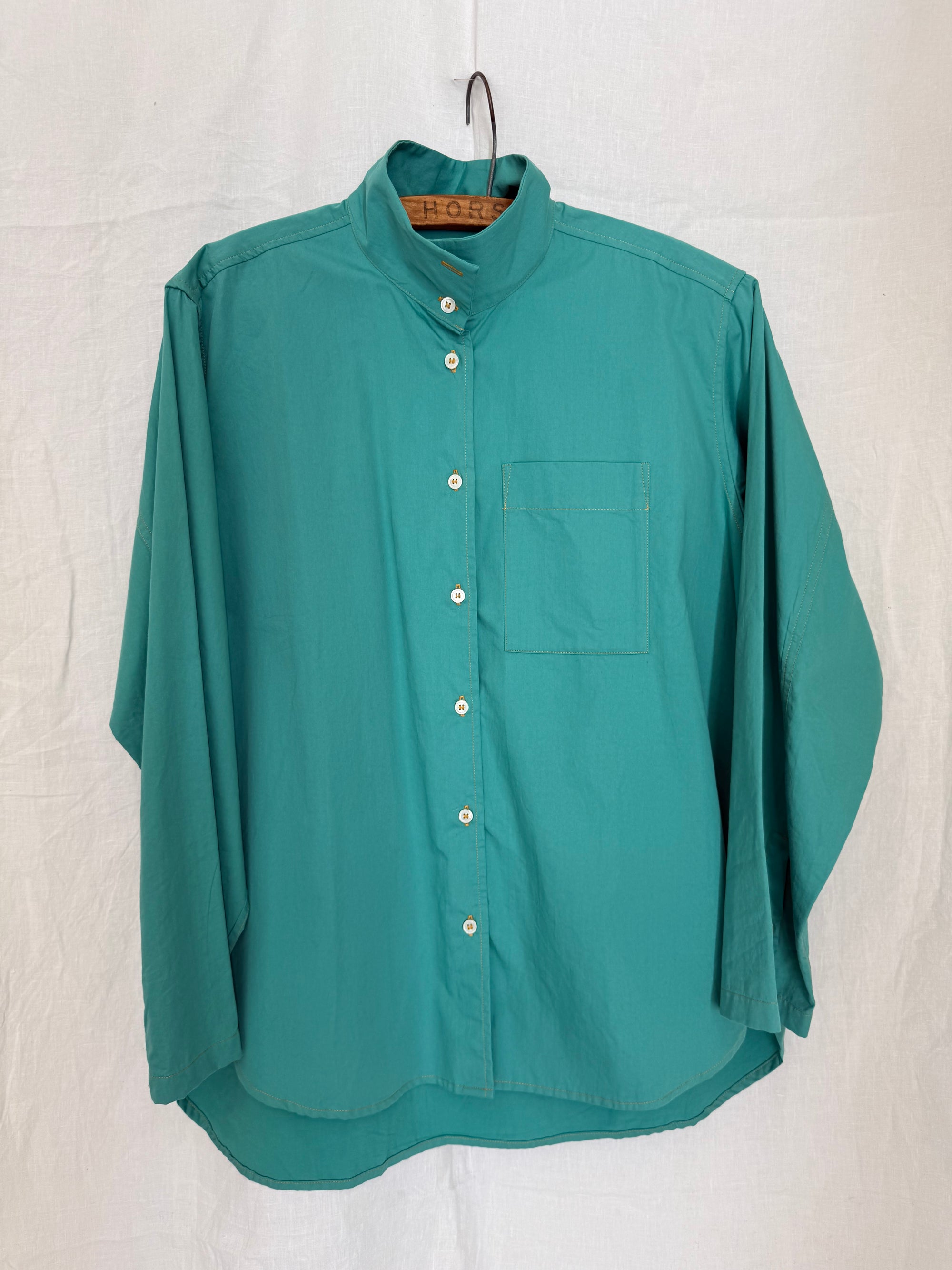 London Shirt Release #03 Turquoise 100% Cotton