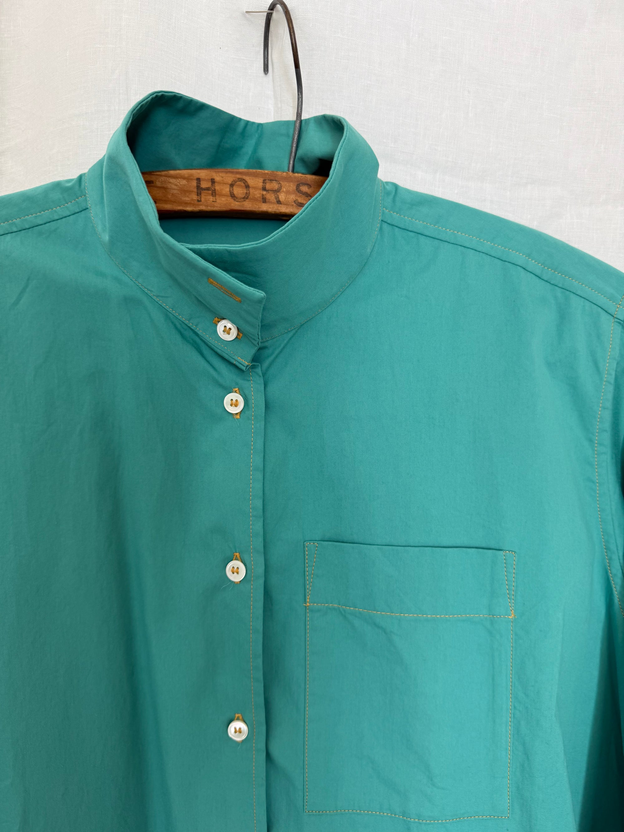 London Shirt Release #03 Turquoise 100% Cotton