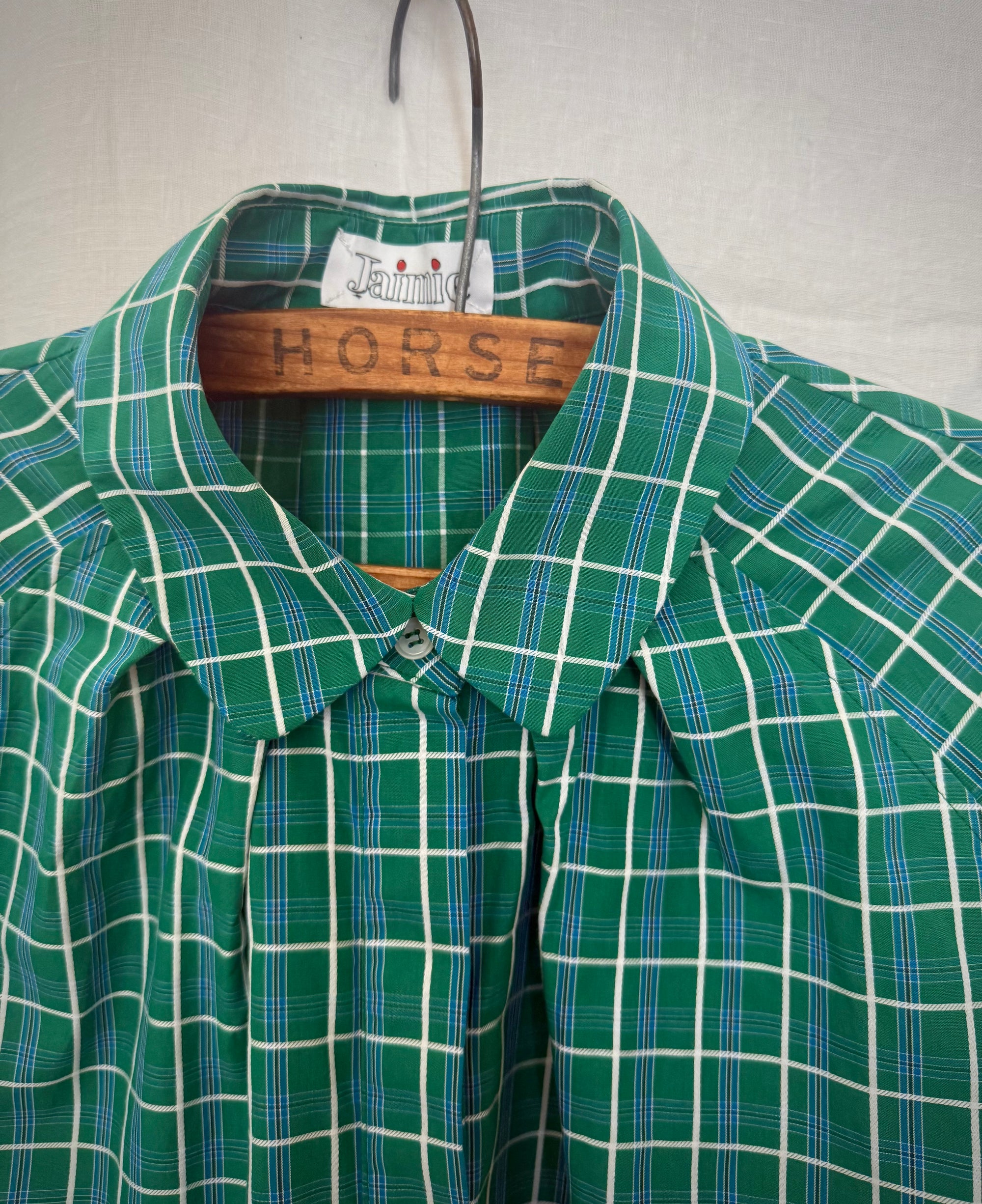 BELLE SHIRT Release #03 Plaid Green PRE ORDER delivery Nov 25th 2025