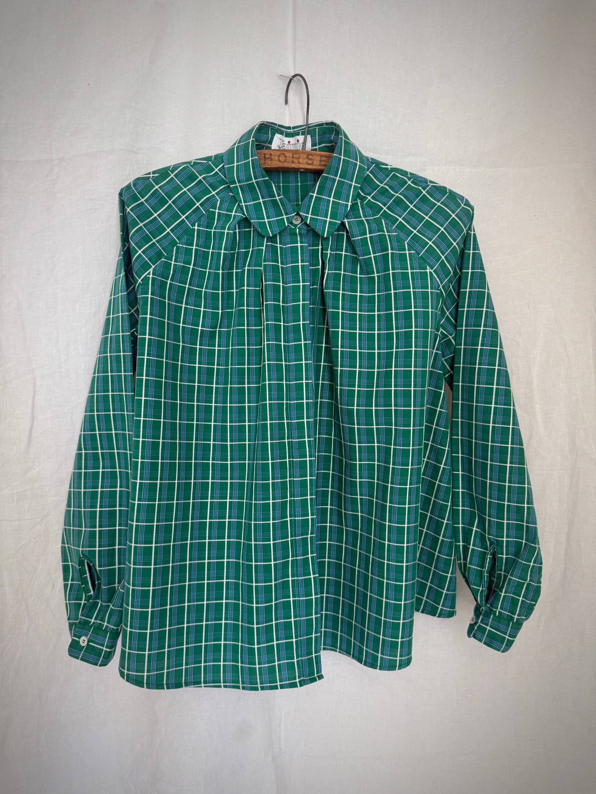 BELLE SHIRT Release #03 Plaid Green PRE ORDER delivery Nov 25th 2025