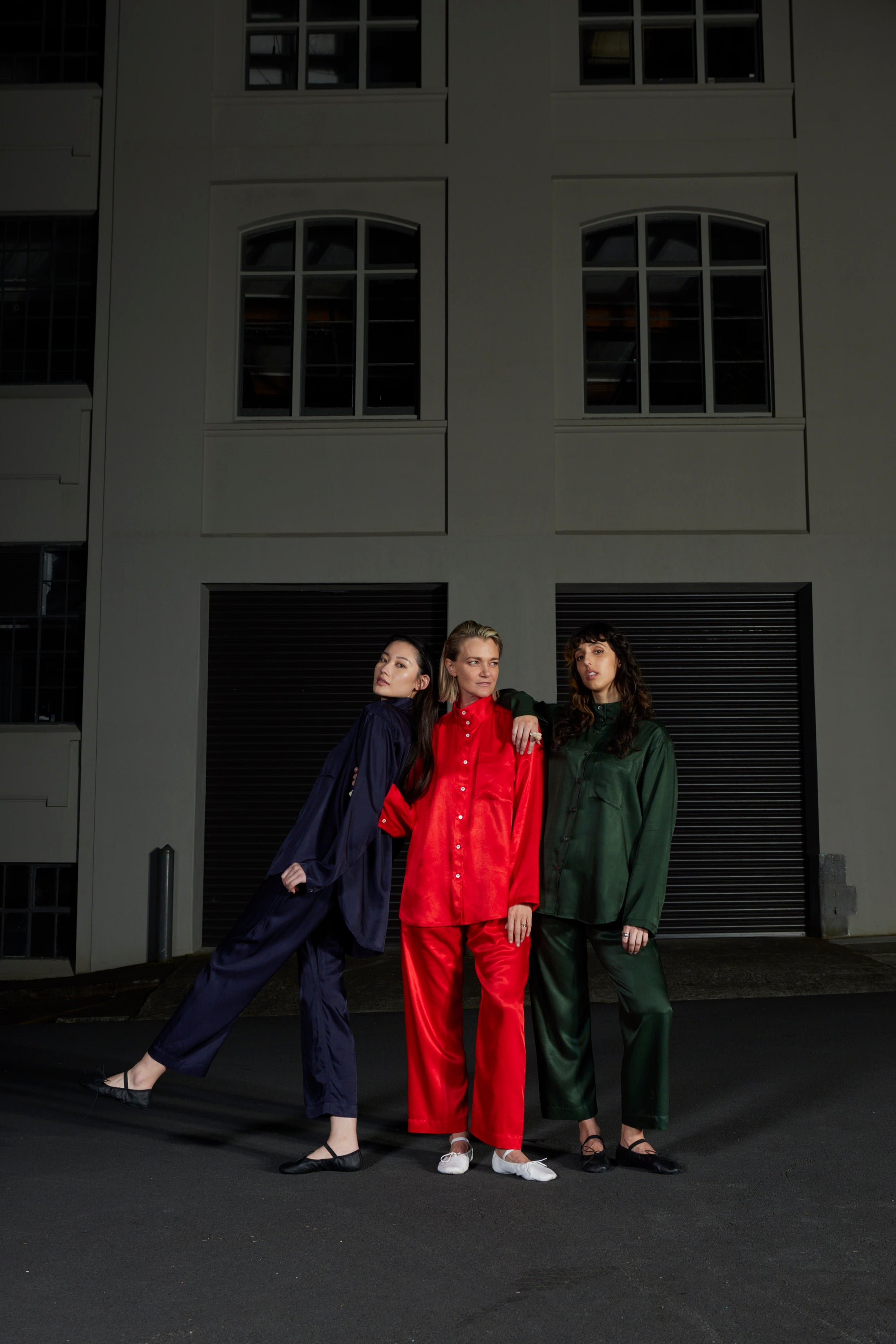 Karate Pant Release #03 Black Satin Viscose